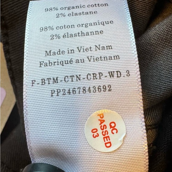 Everlane The Organic Wide Leg Pant Womens Sz 6 High Waist - Picture 6 of 6